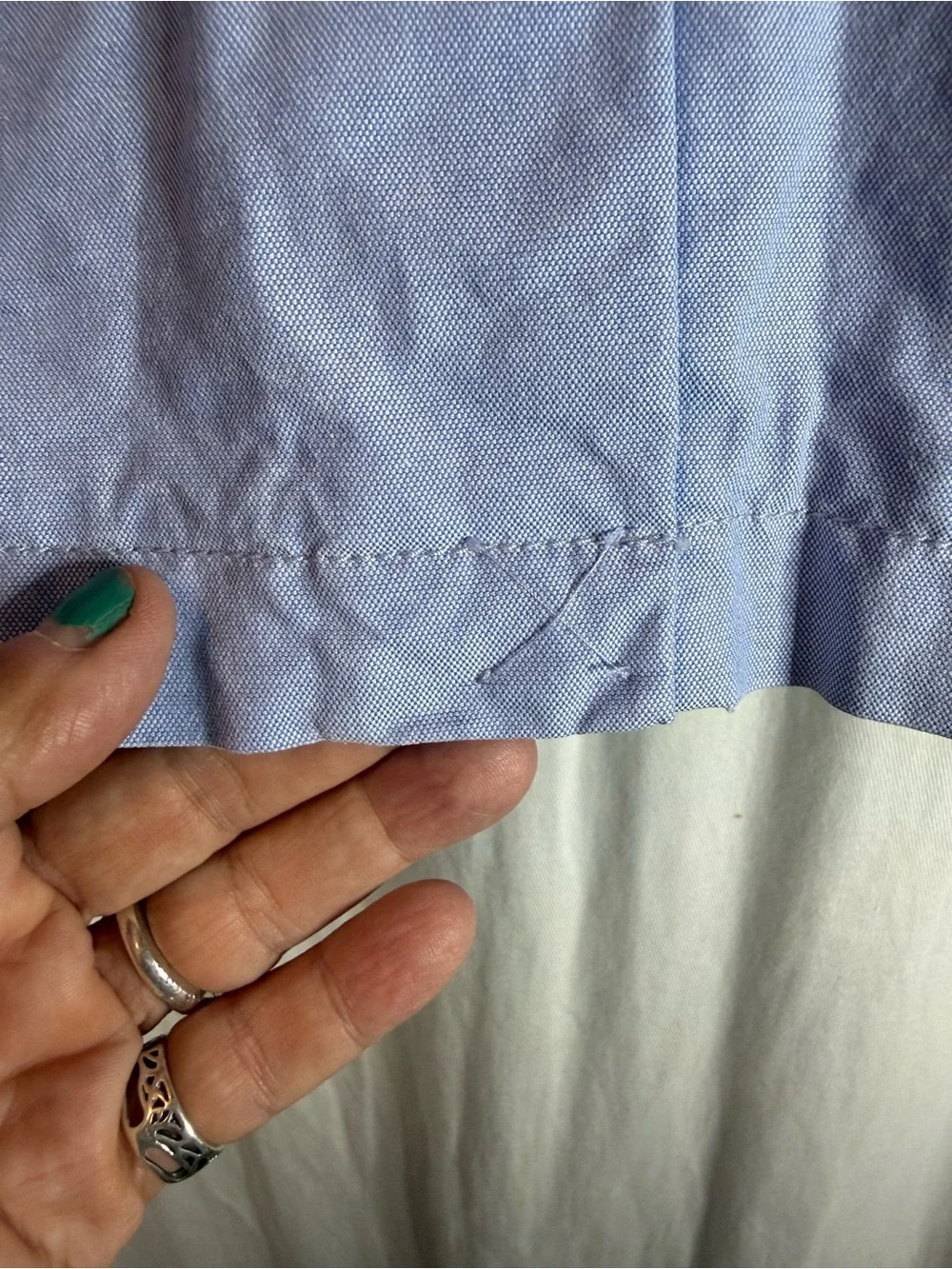 Michael Kors Light Blue Cotton Blazer Jacket